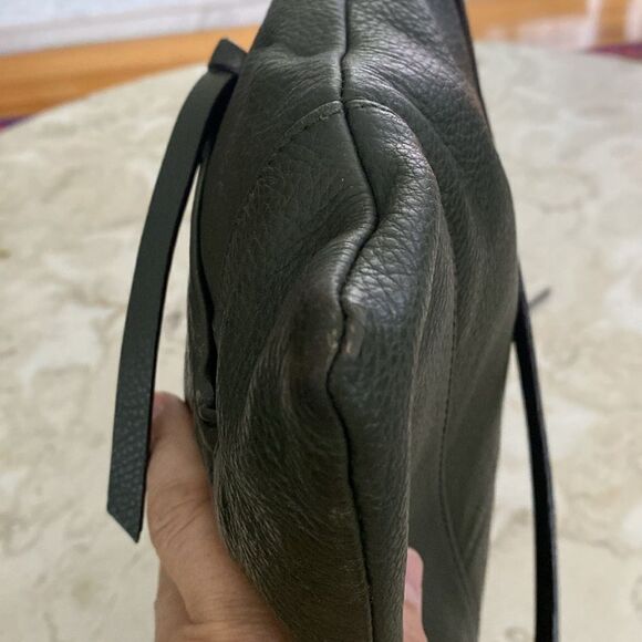 Sanctuary Green Leather Shoulder Bag - Picture 12 of 16